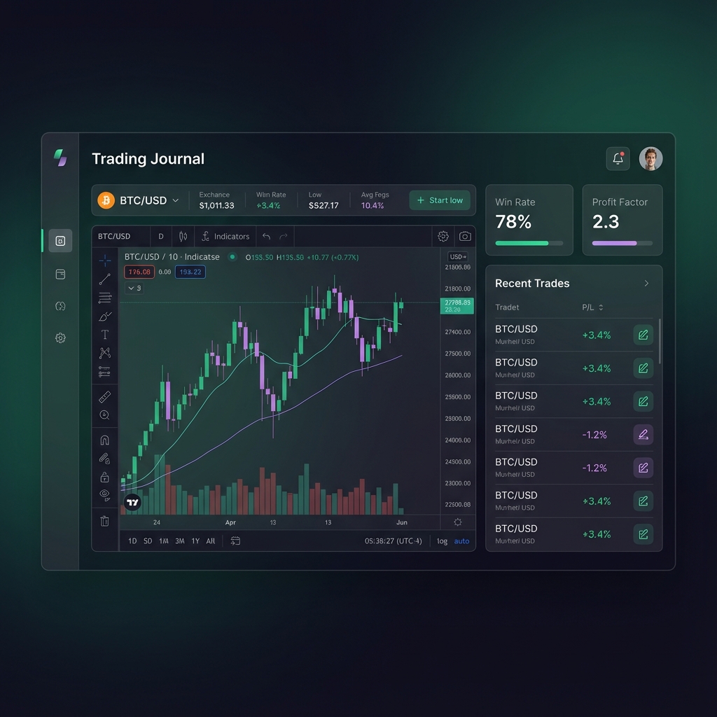Trading Dashboard Mockup